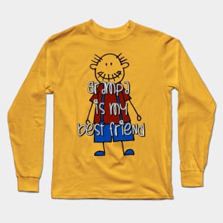 Grampa Is My Best Friend Long Sleeve T-Shirt